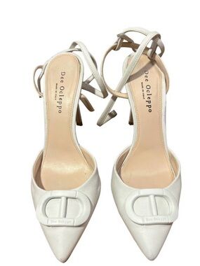 Dee Ocleppo Bianca Leather Fondo LX 105  NIB 40 (US9) IVORY